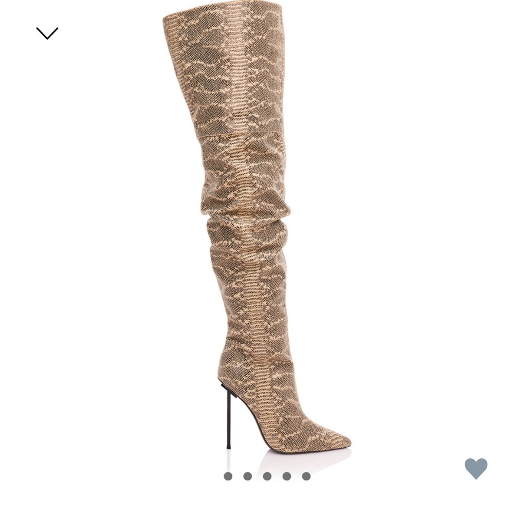 Jessica Rich Top Tier Boot Tan Snake
